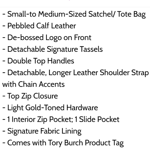 Tory Burch Set Convertible Tote Wristlet Wallet - Picture 16 of 16